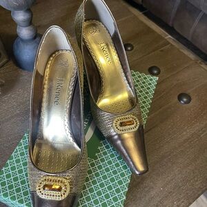 J.Renee Women's Bronze Heels